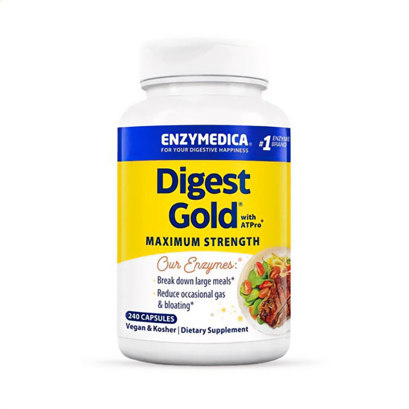 Травні ферменти Enzymedica Digest Gold with ATPro, 240 капсул